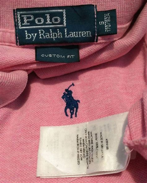 fake polo logo vs real|ralph lauren polo fabric label.